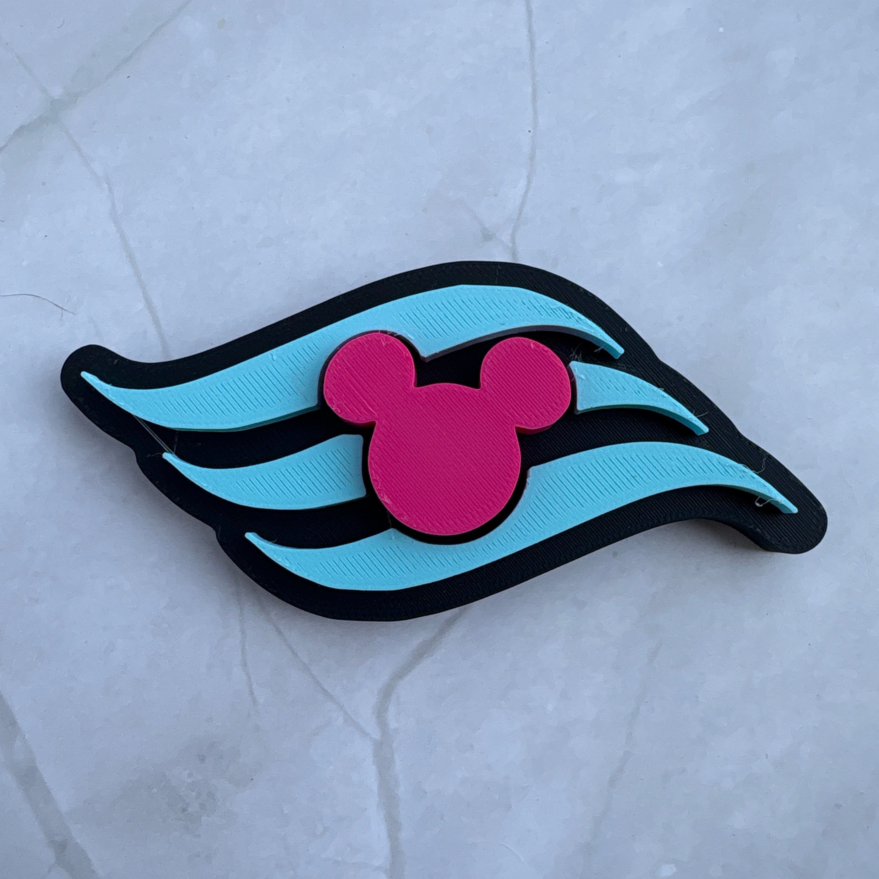 LIMITED EDITION MIAMI NIGHTS DCL Logo Bag and Belt Clips | Pixie Dust Gift | Fish Extender Gift