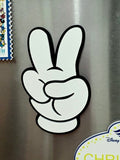 Mouse Hand Peace Sign Magnet | Pixie Dust Gift | Fish Extender Gift