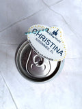 Personalized Cast Member Pin Inspired Can Tab Opener Keychain | Custom Name Drink Tab Lifter | 3D Printed Can Opener | Theme Park Inspired Keychain | Cruise & Park Gift