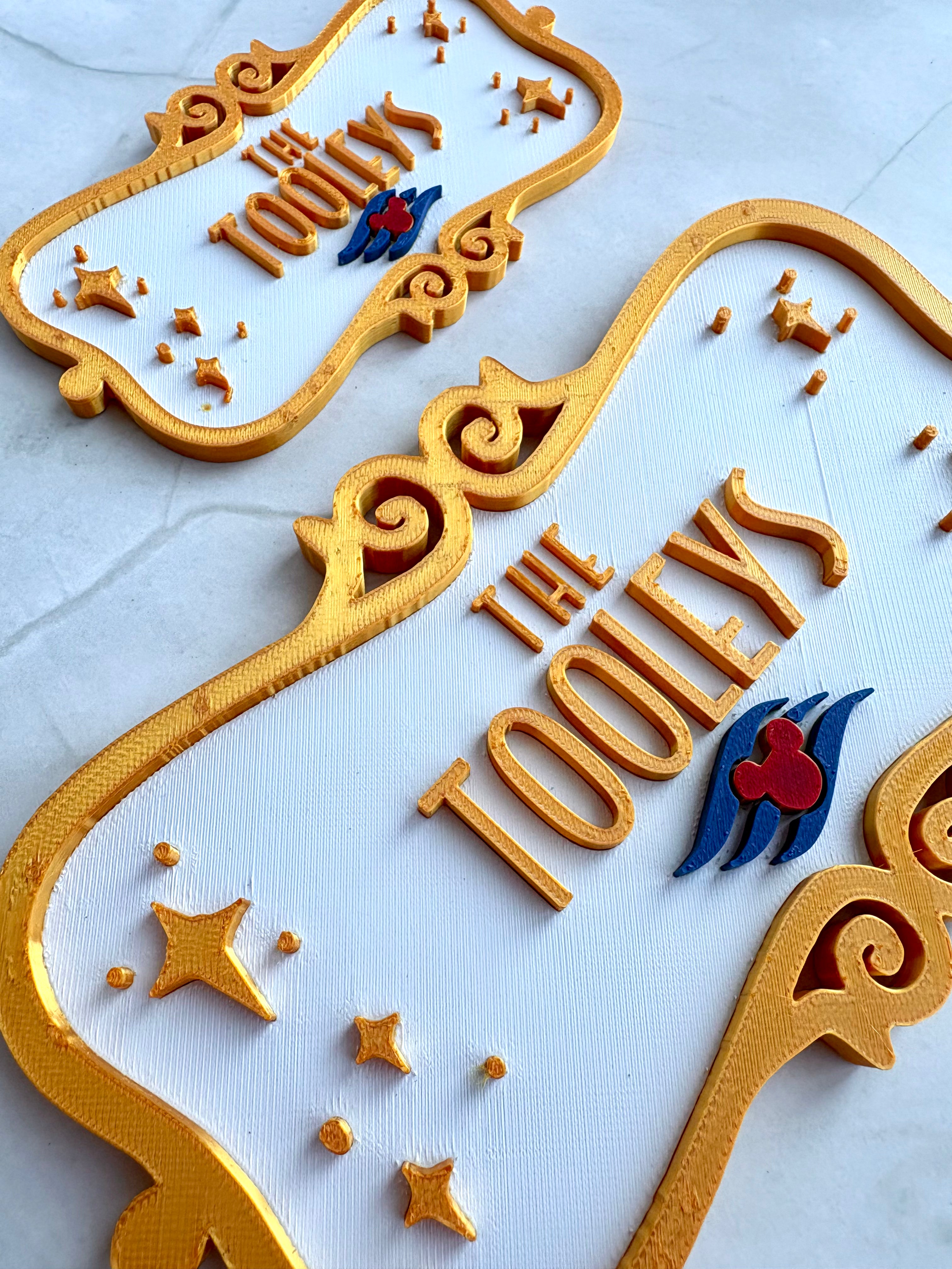 DCL Magnetic Personalized Name Plate