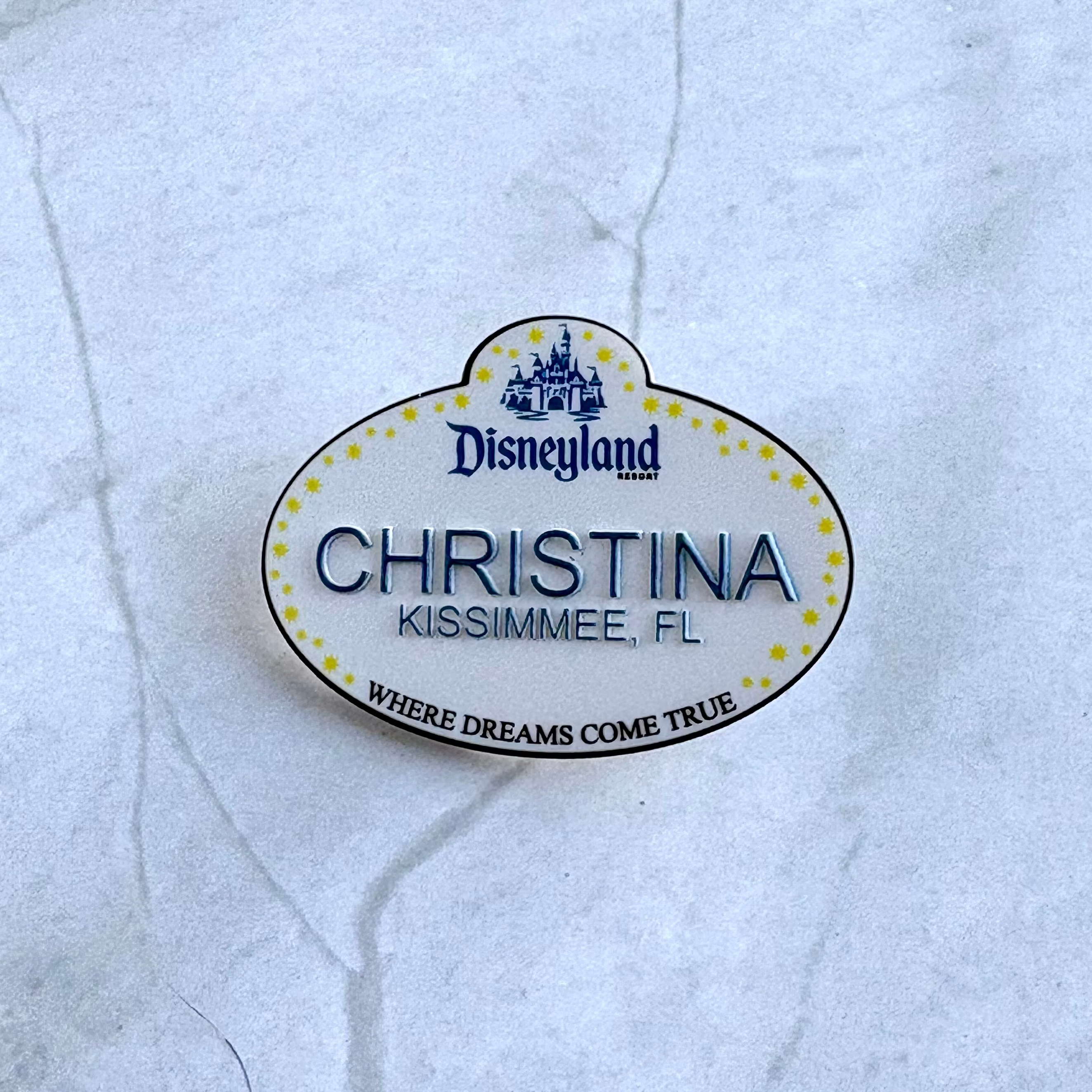 WDW DCL DL Personalized Cast Member Pin | Pixie Dust Gift | Fish Extender Gift