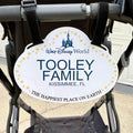 WDW DL DCL Personalized Cast Member Stroller Sign | Large Stroller Tag |