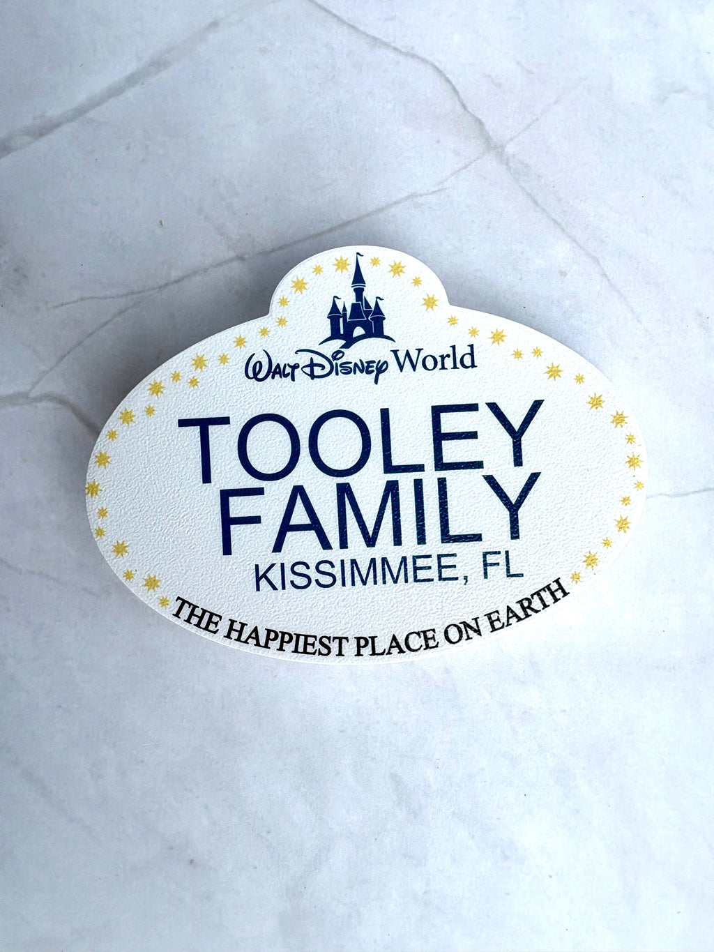 Personalized Cast Member Pin Inspired Magnetic Bottle Opener | Custom Name Bottle Opener Magnet | 3D Printed Fridge Magnet | Theme Park Inspired Kitchen Gift