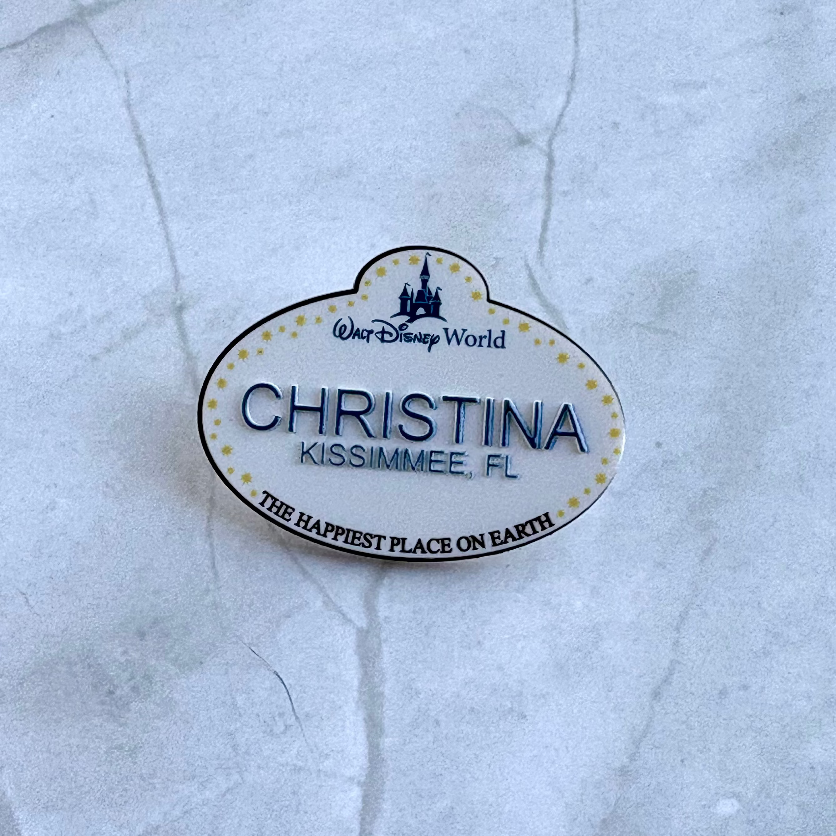 WDW DCL DL Personalized Cast Member Pin | Pixie Dust Gift | Fish Extender Gift