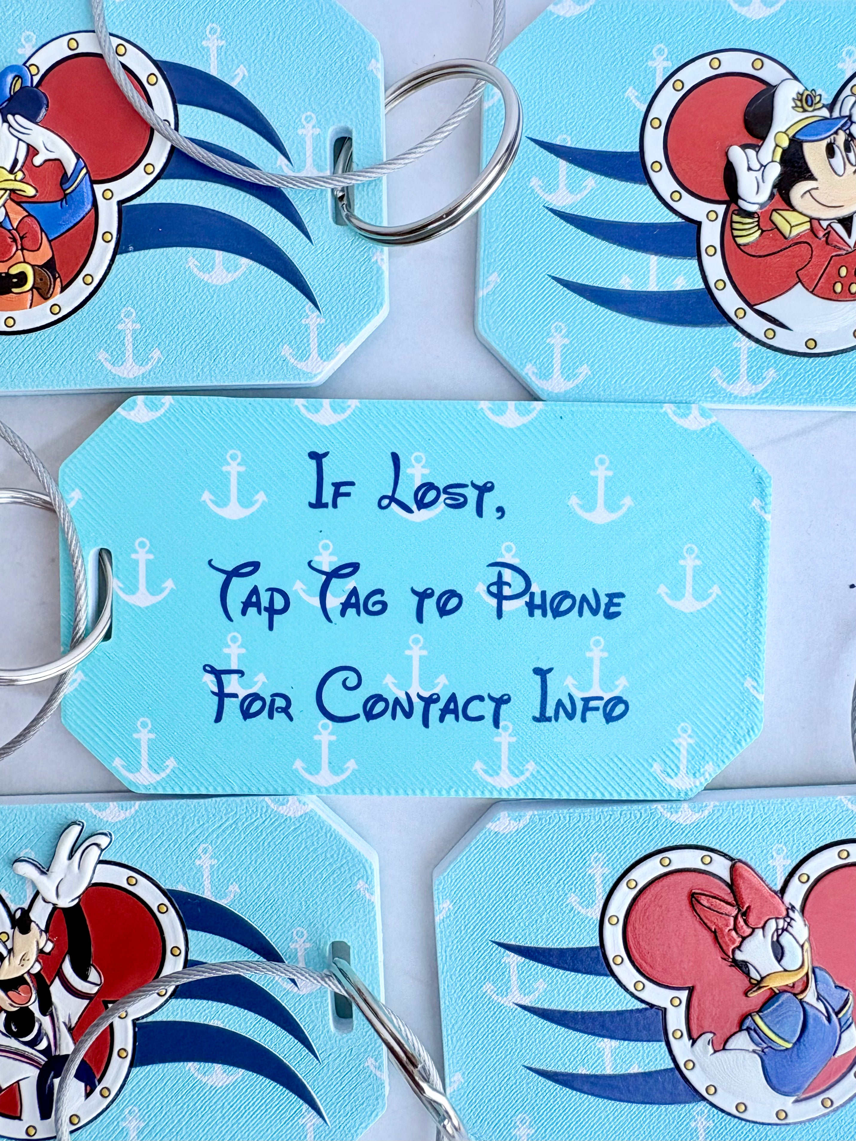 Dcl Character Luggage Tag NFC