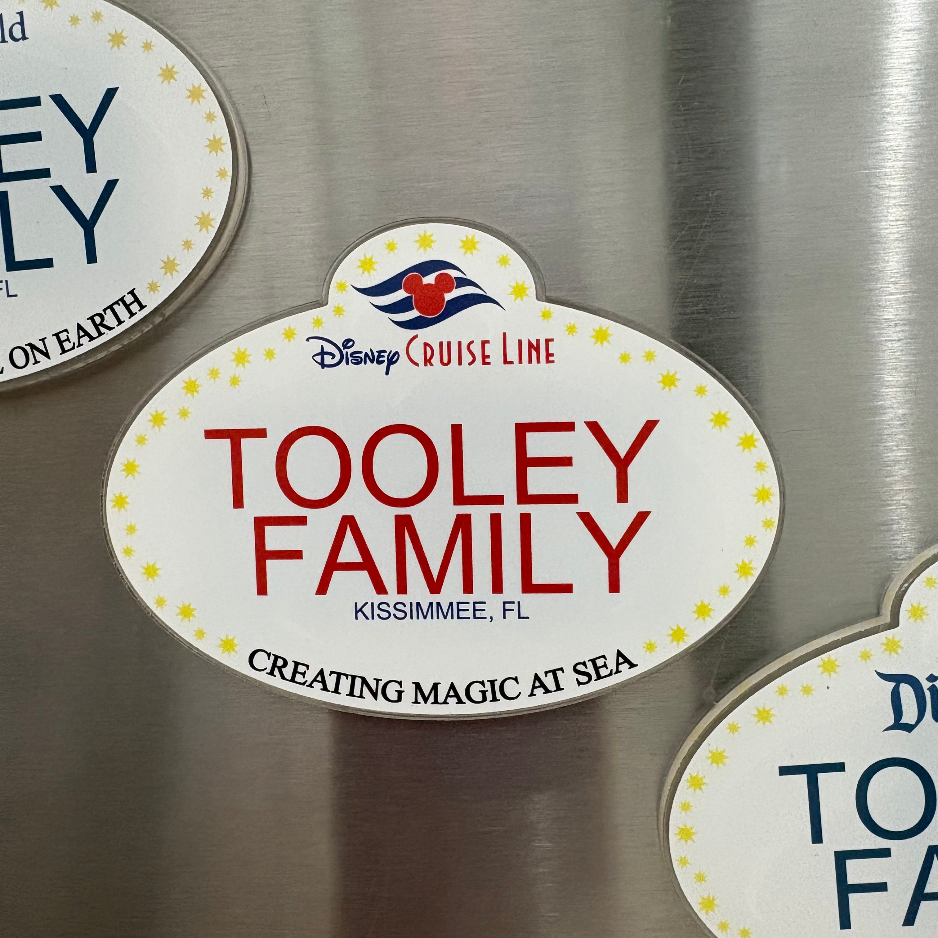 DCL Personalized Cast Member Door Magnet | Pixie Dust Gift | Fish Extender Gift