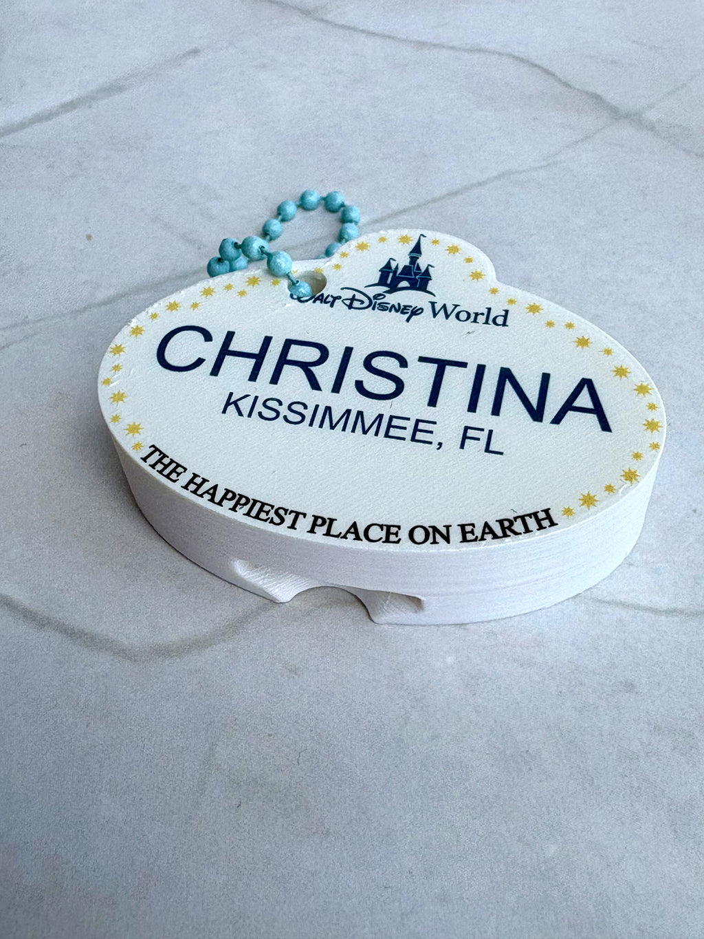 Personalized Cast Member Pin Inspired Can Tab Opener Keychain | Custom Name Drink Tab Lifter | 3D Printed Can Opener | Theme Park Inspired Keychain | Cruise & Park Gift