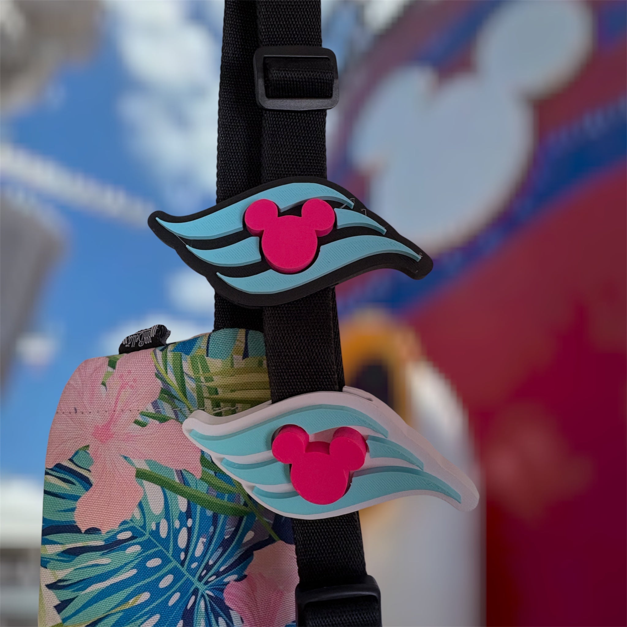 LIMITED EDITION MIAMI NIGHTS DCL Logo Bag and Belt Clips