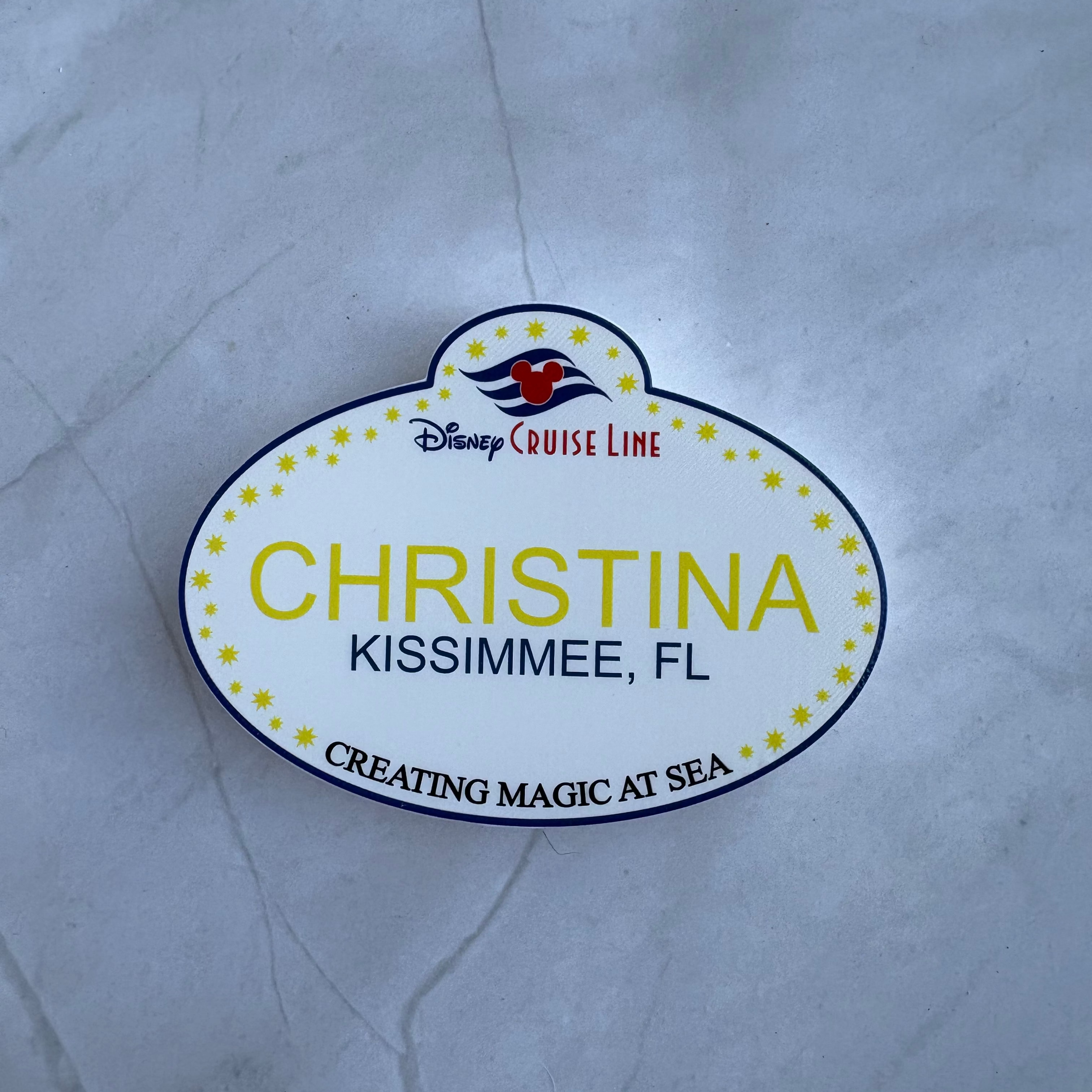 WDW DL DCL Personalized Cast Member Bag and Belt Clip | Pixie Dust Gift | Fish Extender Gift