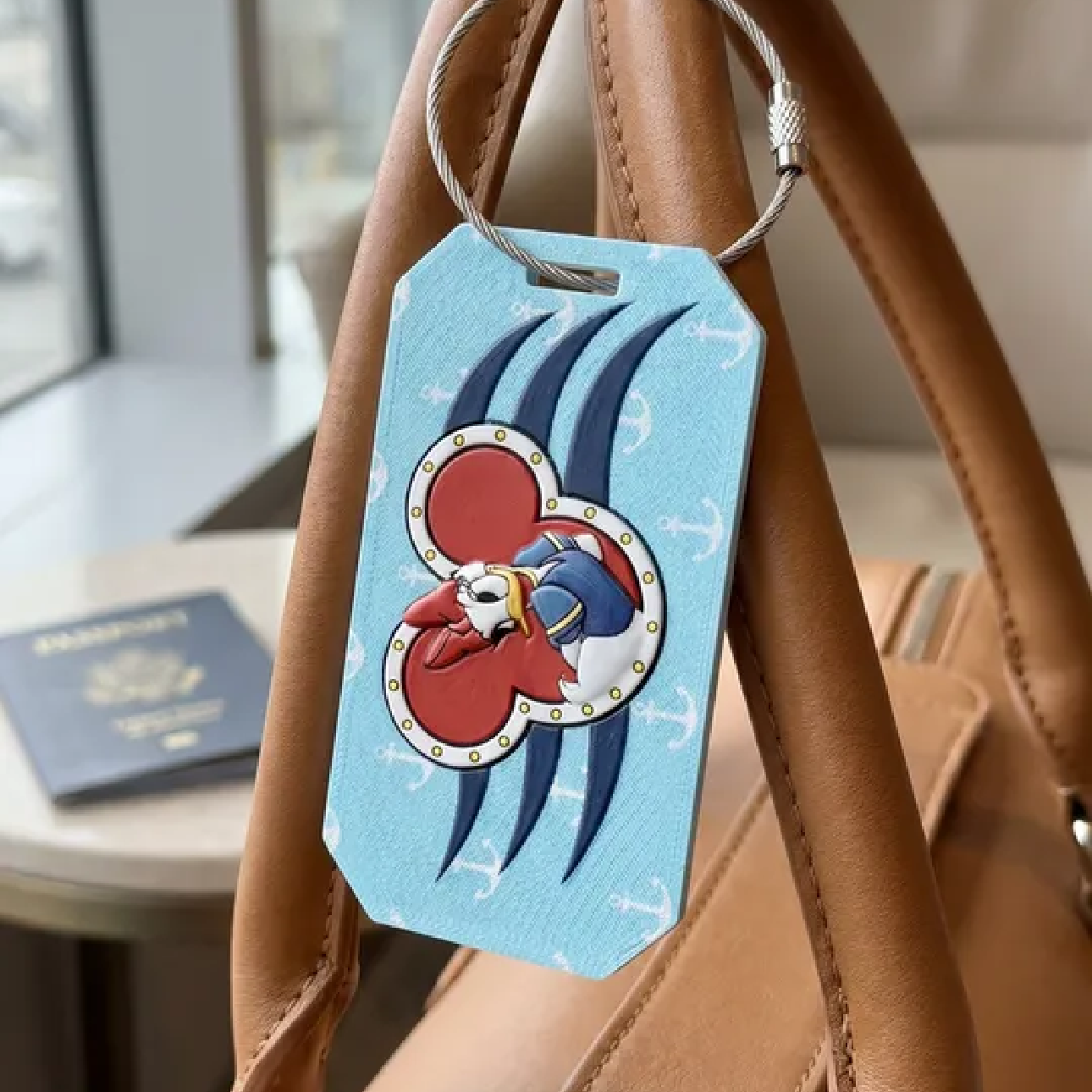 DCL Inspired Character Luggage Tag NFC | Pixie Dust Gift | Fish Extender Gift