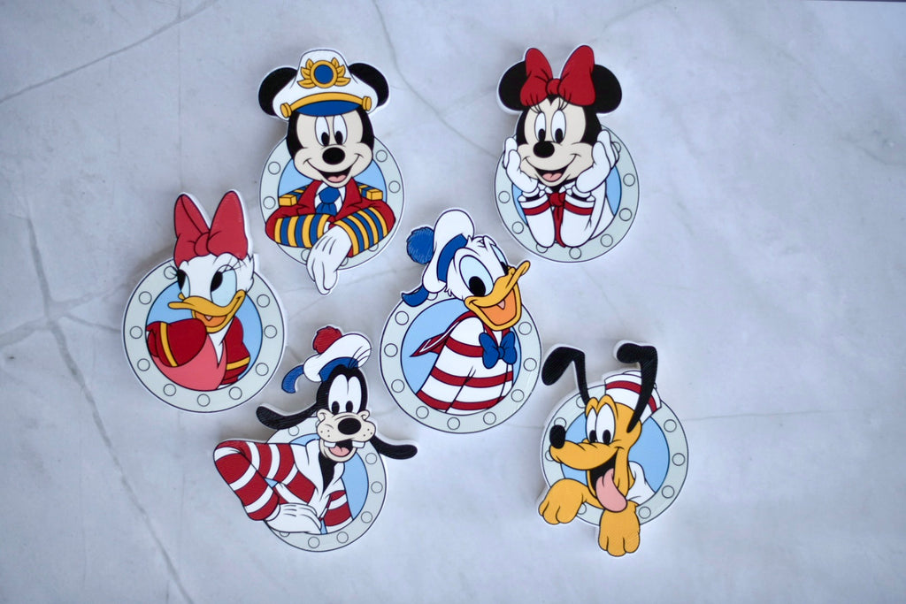 DCL Inspired Character Bag and Belt Clips